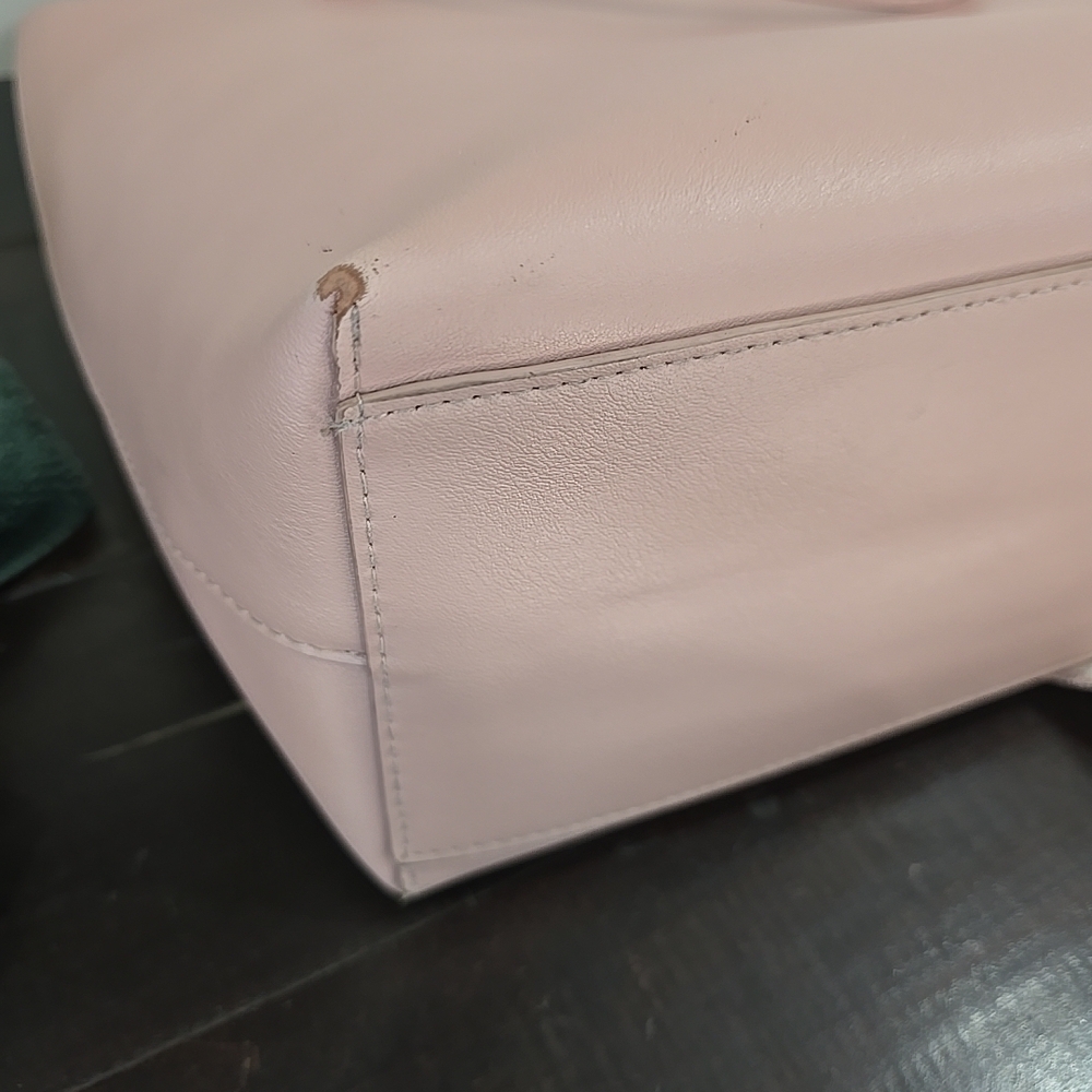 Michael Kors Pink Tote Bag with Logo Strap - Picture 9 of 15